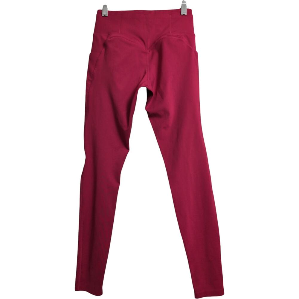 Buff Bunny Red High Waisted Leggings Womens Activewear Pants Size S